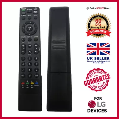 NEW LG Replacement TV Remote Control For 32LX2R 37LC25R 37LC2R 37LC2RA 37LC2RHA • £8.97