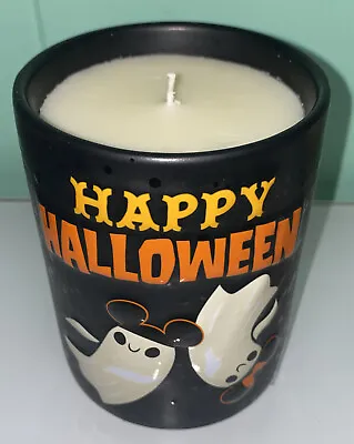 Disney Parks Happy Halloween Mickey & Minnie Mouse Pumpkin Spice Candle New 2021 • $25