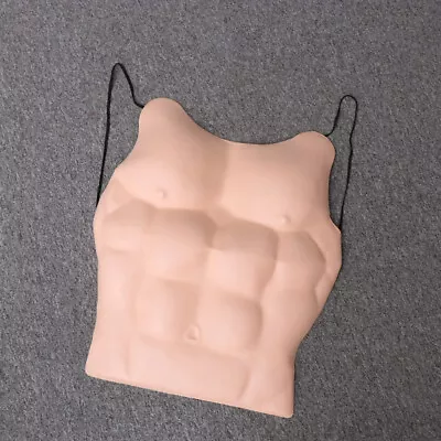 Party Costume Fake Chest Fake Muscle Props Halloween Cosplay • $11.99