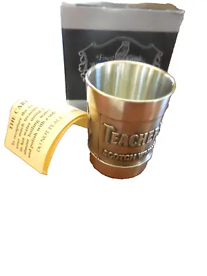 Teacher's Scotch Whisky Pewter Measure Mullingar Pewter • $24.95