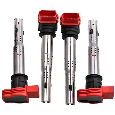 $53.64 • Buy 4x Ignition Coil Pack For Audi A4 A5 R8 For VW Golf GTI 2.0T FSI 06E905115E