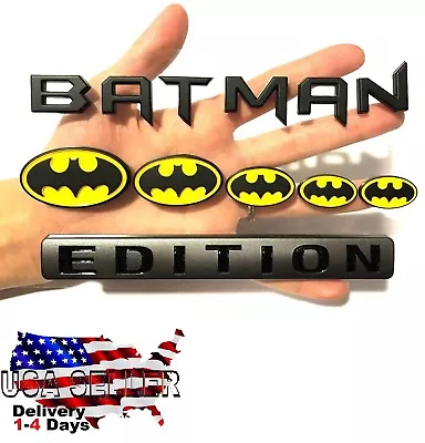 BATMAN FAMILY EDITION Emblem Car Truck MDX Logo Decal SUV SIGN RDX Back Lid • $25.55