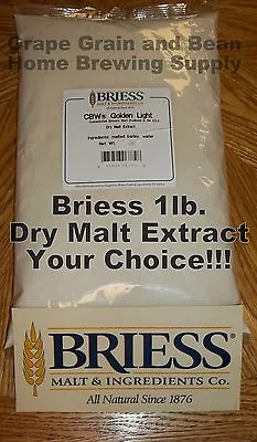 BRIESS Dry Malt Extract 1 Lb Dry Malt Extract Malt Extract DME YOUR CHOICE!! • $13.99