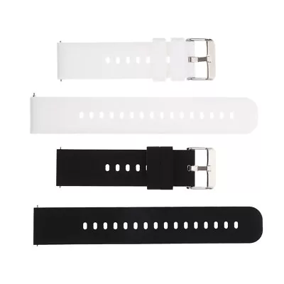 2 Pcs Silicone Strap Wristband Watch Smart 20mm Quick Release • $13.37