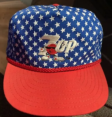 Grail Patriotic 7-up Cool Spot Vintage Nissin Hat YKK Zipper Nearly Dead Stock • $299.99