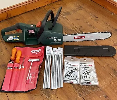 £63 • Buy METABO MS 36-18 LTX BL 40 CORDLESS CHAIN SAW With Accessories