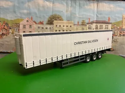 Cararama 1:50 Scale Christian Salvesen Die Cast / Plastic Truck Trailer • £13.50