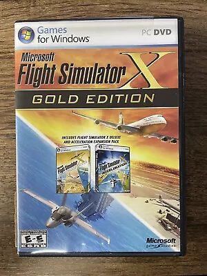 Microsoft Flight Simulator X: Gold Edition (PC: Windows 2008) • $21.99