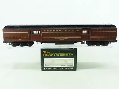 O Gauge 3-Rail K-Line K-5753 PRR Pennsylvania Heavyweight REA Baggage Passenger • $69.95