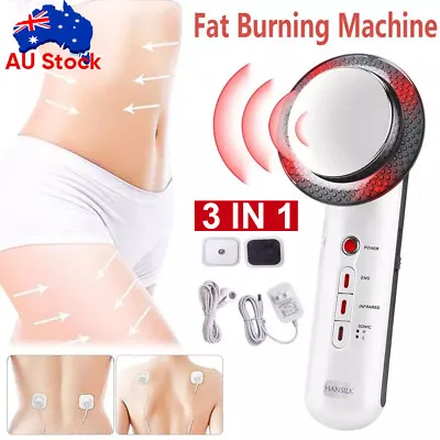 $20.85 • Buy 3 In 1 Ultrasonic Cavitation Fat Remover Body Massager Face Slimming Machine AU