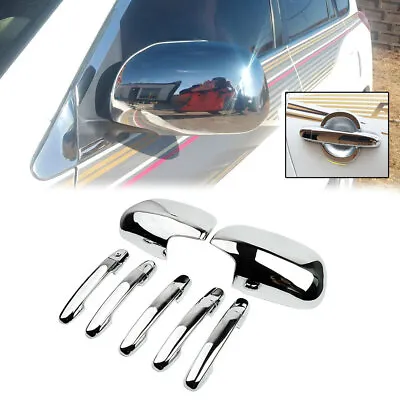 12Pcs For Toyota RAV4 2006-2012 Chrome Car Door Handle+Mirror Cap Cover Trim Set • $38.50