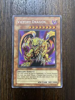 Yu-Gi-Oh! TCG Victory Dragon Shonen Jump Promo JUMP-EN011 Limited Secret Rare • $9.99