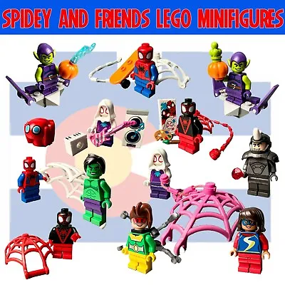 LEGO Spider-Man Minifigure No Way Home Marvel Spidey Amazing Friends 10784 10783 • $17