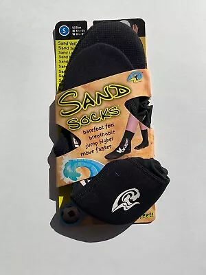 SAND SOCKS  Black Small  Beach Volleyball  Sand Soccer  Water Sports • $20.20