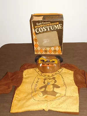 VINTAGE HALLOWEEN BEN COOPER COSTUME TEDDY BEAR In MASQUERADE BOX • $69.99