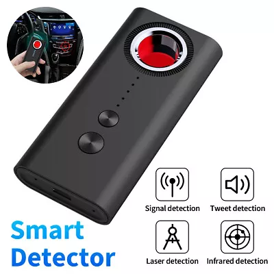 New Anti Spy Hidden Camera Lens Bug Detector GSM Signal Finder RF Tracker Audio. • $15.41