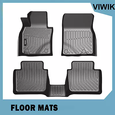 All Weather Floor Mats Liners For 2023 Mazda CX-50 1st & 2nd Row Black TPE VIWIK • $61.74