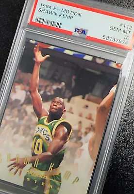 Shawn Kemp 1994 Emotion #112 Psa 10 Gem Mint *pristine New Rare* • $39.95