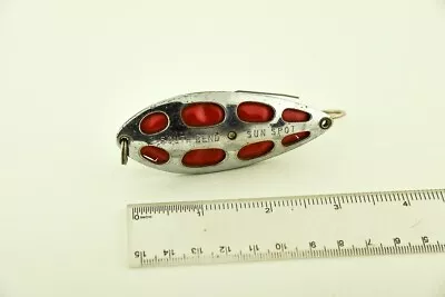 Vintage South Bend Large Size Sun Spot Spoon Antique Fishing Lure BH1  • $0.99