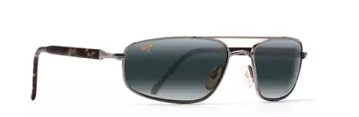 Maui Jim Kahuna Polarized Sunglasses 162-02 Sport Gunmetal/Gray Aviator • $159