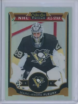 2015-16 O-Pee-Chee Platinum Marc-Andre Fleury 114 All-Star Rainbow Penguins Wild • $2.99