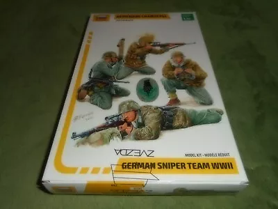 Zvezda 3595 1/35 German Sniper Team Wwii Plastic Model Kit • $9.99