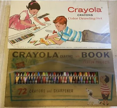 RARE Vintage Discontinued NEW CRAYOLA Crayons UNUSED • $950