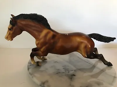 Breyer Horse Bay Brown Jumping Horse Model # 300 No Wall No Saddle • $11