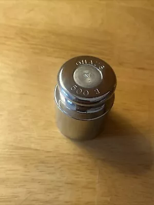 OHAUS Calibration Weight 500g Stainless Steel 80850127 • $2.99