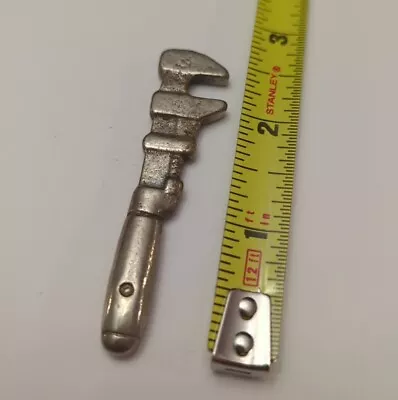 Miniature Full Metal Tool Adjustable Pipe Monkey Wrench 2 1/2  Toy Antique • $9.99