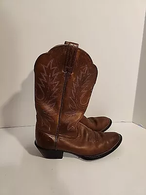 Ariat 15725 Brown Leather Cowboy Western Boots Sz 6.5 B  • £38.60