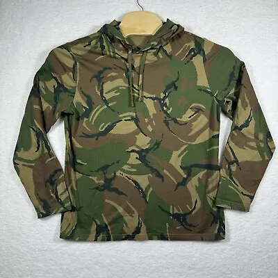 Polo Ralph Lauren Lightweight Hoodie Mens Medium Green Brown Camo Shirt • $33.20