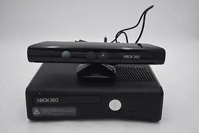 Microsoft Xbox 360 Kinect Bundle 4gb Black 1439 No Games • $89.99