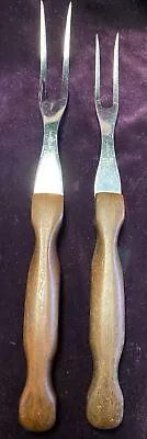 Retro Cutco Carving 26 Turning Fork & 27 Carving Fork Ergonomic Handle Vintage • $7