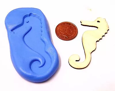 Reusable Sea Horse Silicone Mould Food Safe Sugarcraft Jewellery Cake Tumdee 2 • £2.50