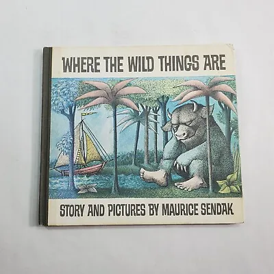 Where The Wild Things Are Maurice Sendak True 1st Edition 1st Printing 1963 HC • $255.16