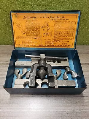 Vintage Imperial Brass 120-F Kit Flaring Tool With Slip-On Yoke • $99.99