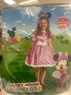 Minnie Mouse Costume Child M(7-8) • $14.99