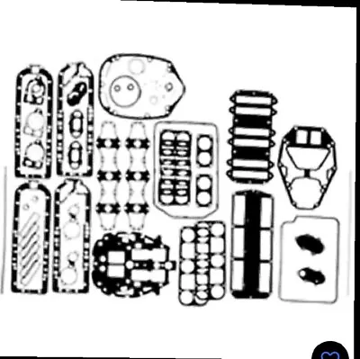 POWERHEAD GASKET SET For Mercury  200 & 225 Outboards 27-77671A81 89221A8 MQGB • $99