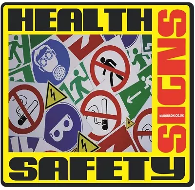 £8 • Buy Health And Safety HAZARD WARNING SIGNS + POSTERS  FREE  POSTAGE