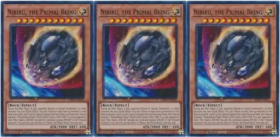 Nibiru The Primal Being - Playset 3 Cards - RA01-EN015 - Super Rare - Yugioh • $18