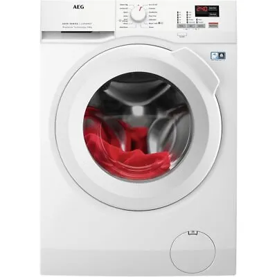£414 • Buy AEG L6FBK841B Washing Machine - White - 8kg - 1400 Rpm - Freestanding