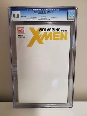 Wolverine & The X-Men 1 CGC 9.8 Blank Cover Variant 2011 • $72.82
