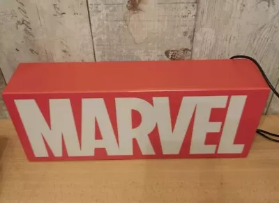 Marvel Logo Light Paladone Illuminated USB Or Battery Night Light Children  • £10