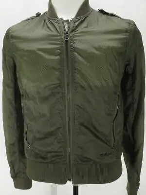 RLX RALPH LAUREN Forest Green Multi-use Jacket Mesh Interior Epaulets S K36 • $49