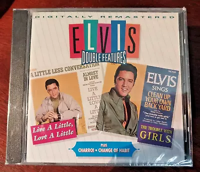 Elvis Presley Double Features CD Live A Little Trouble W/ Girls New & Sealed!!! • $22