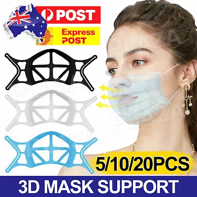 5pcs Face Mask Brace Breathable Support Bracket Protector Reusable 3D Holder • $3.95