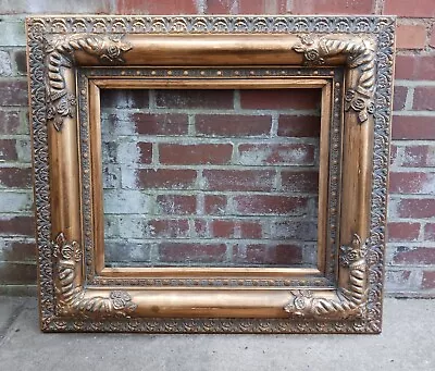 £200 • Buy A Large Heavy Ornate Gold  Rococo Baroque Picture Frame For A 24  X 20  Picture
