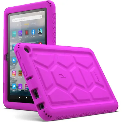 For Amazon Fire 7 Tablet Case 2022 | Poetic Soft Silicone Cover Purple • $12.95