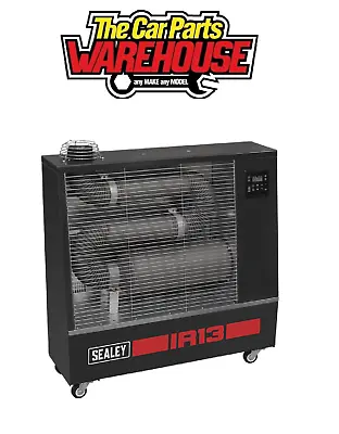 Sealey IR13 Industrial Infrared Diesel Heater 13kW Wheels Warehouse Garage • £1384.95